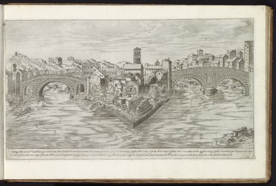 Tiberinsel in Rom von Etienne Duperac