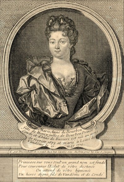 Marie Anne de Bourbon, Herzogin von Vendôme von Etienne Jehandier Desrochers