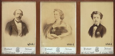 Porträt der kaiserlichen Familie von Etienne & Neurdein Louis Antonin (1846 p. 1915) Neurdein