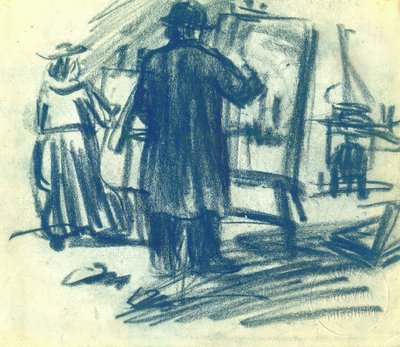 Der Maler René Bosiers von Eugeen van Mieghem