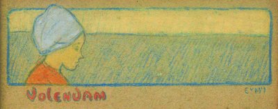 Volendam Postkarte von Eugeen van Mieghem