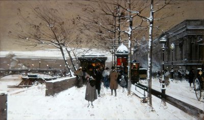 Quai de Seine von Eugene Galien Laloue