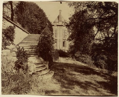 Courbevoie, Altes Schloss genannt die Schöne Gabrielle von Eugène Atget