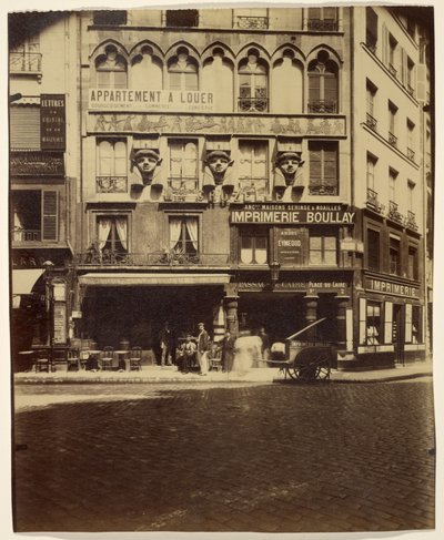 Maison Place du Caire 2 (Gebäude, Place du Caire) von Eugène Atget