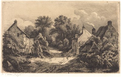 Le chemin de Garens (Der Weg nach Garens) von Eugene Bléry