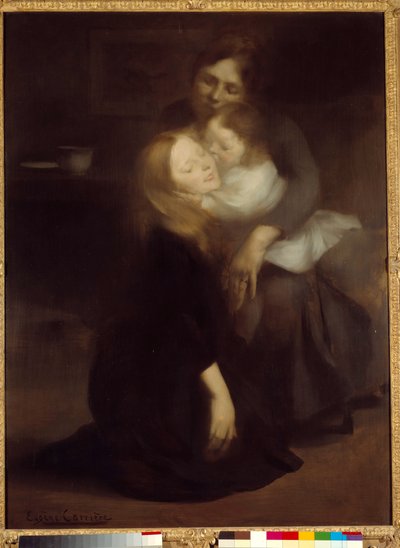 Intimität oder die große Schwester von Eugène Carrière