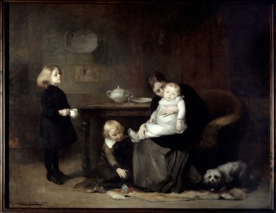Das kranke Kind von Eugène Carrière