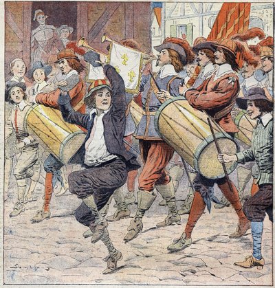 Illustration für "Vingt ans après" von Eugene Damblans