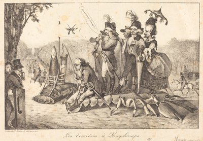 Les Ecrevisses à Longchamps, 1822 von Eugene Delacroix, Charles Etienne Pierre Motte