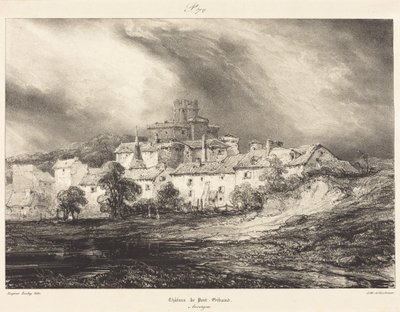 Schloss Pont-Gibaud von Eugene Isabey