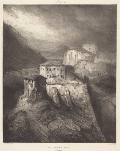 Kirche Saint-Jean, Thiers von Eugene Isabey