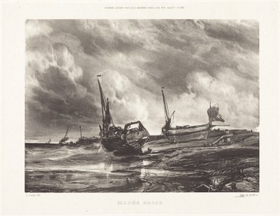 Ebbe (Marée Basse) von Eugene Isabey