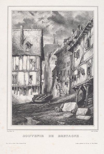 Erinnerung an die Bretagne von Eugene Isabey