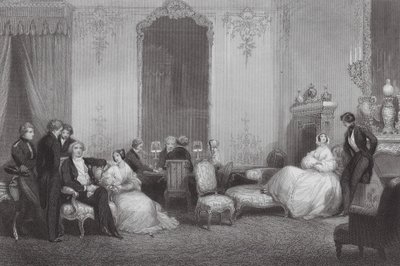 Eine Pariser Familie von Eugene Louis (after) Lami
