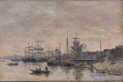 Bordeaux, der Hafen von Eugene Louis Boudin