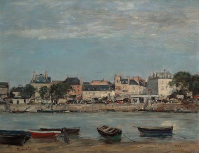 Der Hafen von Trouville von Eugene Louis Boudin