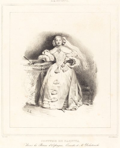 Kostüm von Paquita in der Königin von Spanien von Eugene Louis Lami