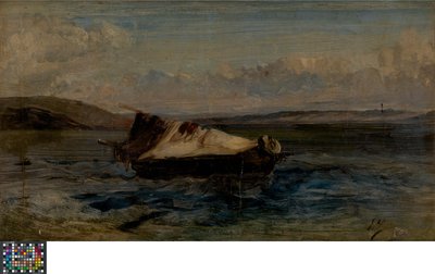 Kleines Boot von Eugene Isabey