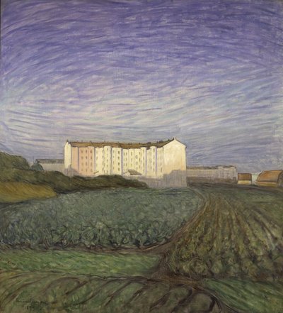 Die Vororte der Stadt, 1899 von Eugène Jansson