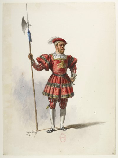 Henry VIII - Kostümentwürfe - Lacoste - 36. Kostüm von Eugene Lacoste