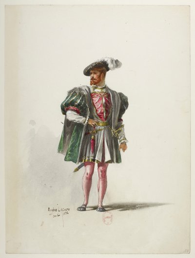 Henry VIII - Kostümentwürfe - Lacoste - 54. Kostüm von Eugene Lacoste