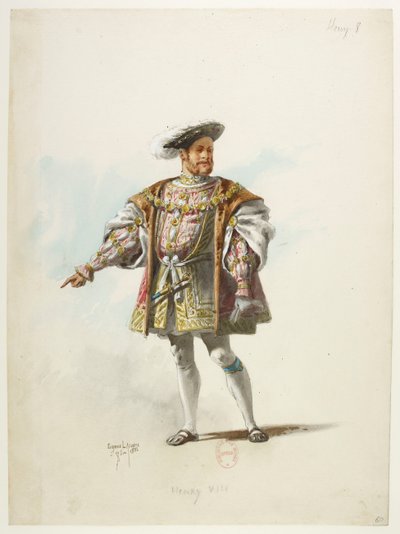 Henry VIII - Kostümentwürfe - Lacoste - 60. Henry VIII von Eugene Lacoste