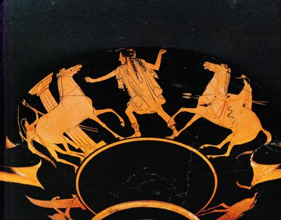 Reitszene. Rotfigurige Schale aus Vulci von Euphronios