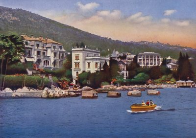 Abbazia, jetzt Opatija in Kroatien: Ville viste dal Porto, Sanatorio Dott Horvat, und andere (Foto) von European Photographer