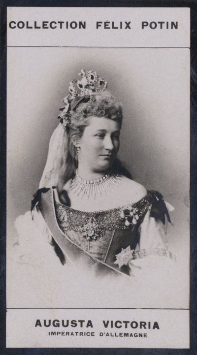 Augusta-Victoria, Kaiserin von Deutschland (1858) von European Photographer