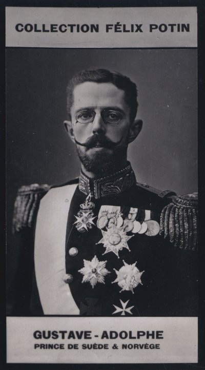Gustav, Kronprinz von Schweden und Norwegen (1858) von European Photographer