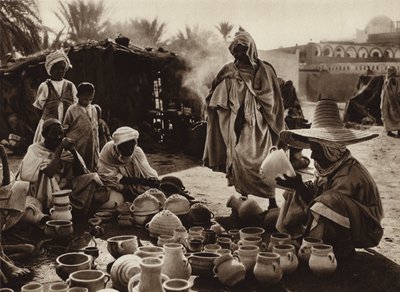 Touggourt-Oase, Töpfermarkt von European Photographer