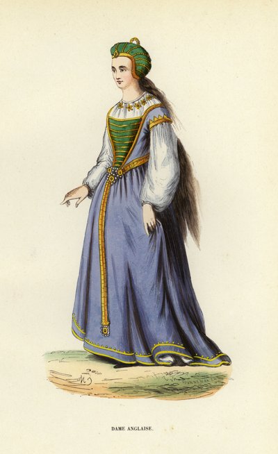 Englische Dame von European School