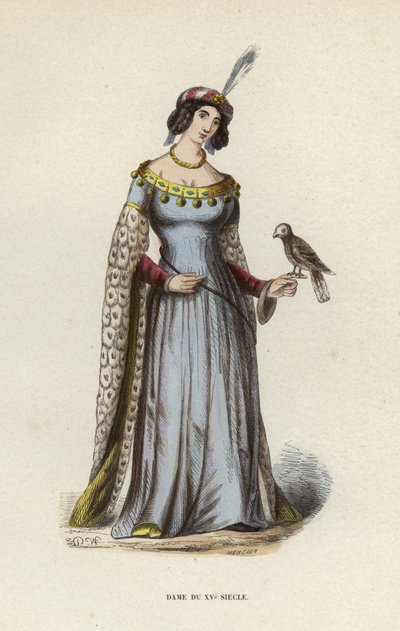 Dame des XV. Jahrhunderts von European School