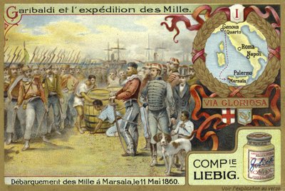 Landung der Tausend, Marsala, Sizilien, 11. Mai 1860 von European School