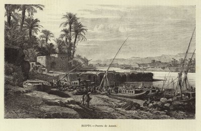 Ägypten - Hafen von Assuan von European School