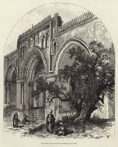 Fassade der El-Aksa-Moschee, Jerusalem von European School