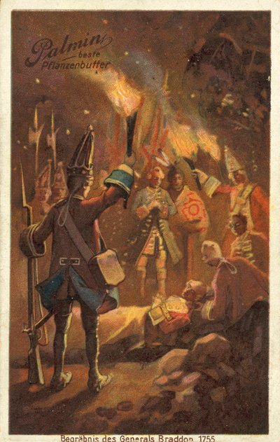Berühmte Momente der amerikanischen Geschichte (Farblithografie) von European School