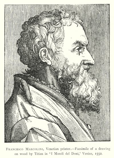 Francesco Marcolini, venezianischer Drucker von European School