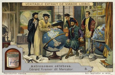 Gerardus Mercator, flämischer Kartograph und Mathematiker von European School