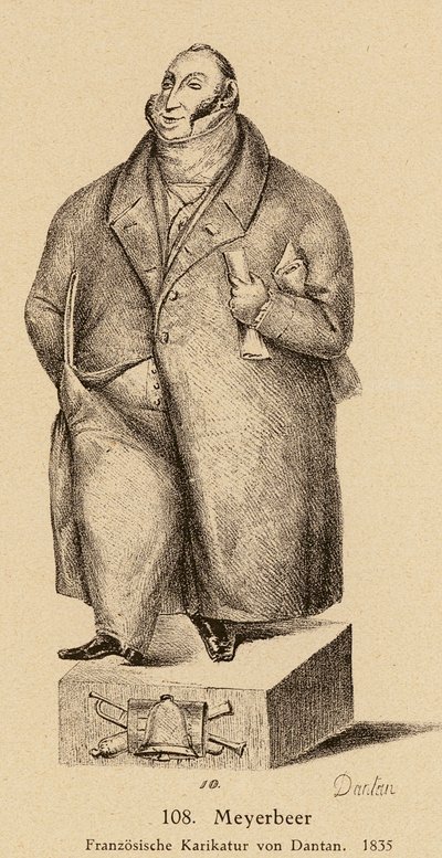 Giacomo Meyerbeer, deutscher jüdischer Komponist von European School