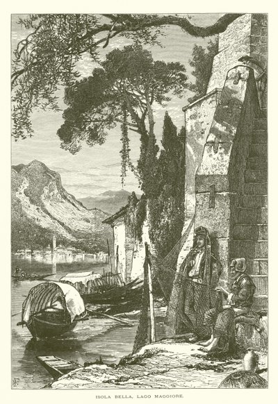 Isola Bella, Lago Maggiore (Gravur) von European School