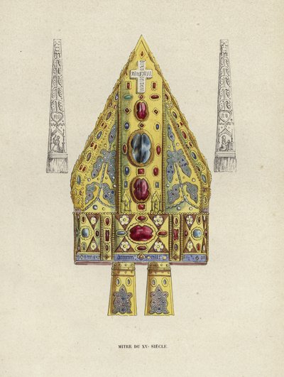 Mitre aus dem 15. Jahrhundert von European School