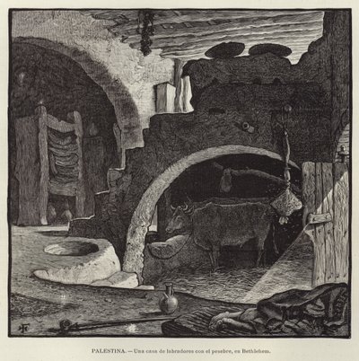 Palästina, Ein Bauernhaus mit Krippe in Bethlehem von European School