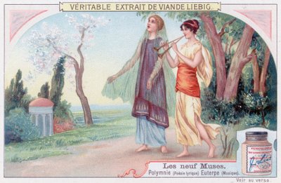 Polyhymnia (lyrische Dichtung) und Euterpe (Musik) von European School