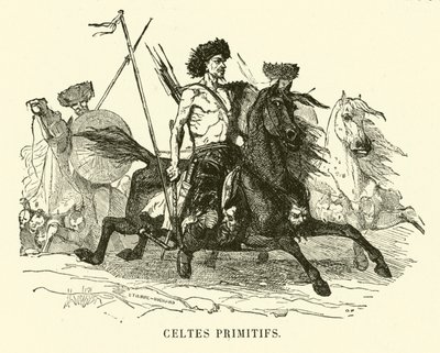 Primitive keltische Krieger von European School