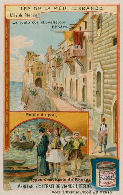 Rhodos: Der Hafeneingang und der Weg der Johanniter von European School