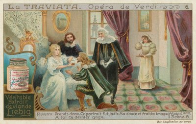 Rodolphe bittet die sterbende Violetta um Vergebung von European School
