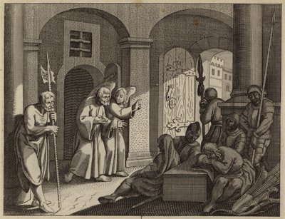 St. Peter wird von einem Engel aus dem Gefängnis befreit von European School