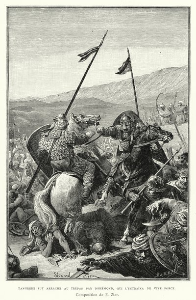 Tangrede wurde vom Tod durch Bohemond gerettet, der ihn mit Gewalt wegzog von European School