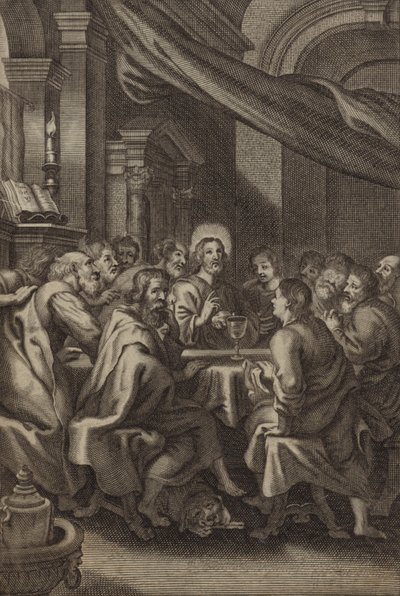 Das letzte Abendmahl (Stich) von European School